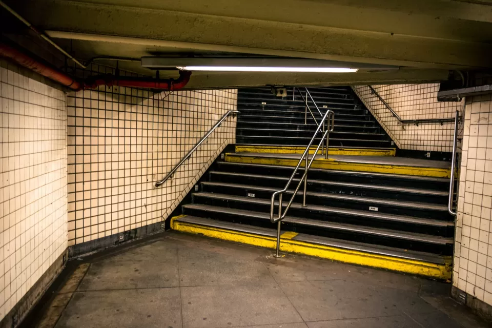 New York Subway Stairs